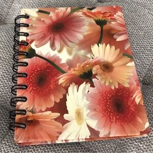 Gerber Daisy spiral notebook